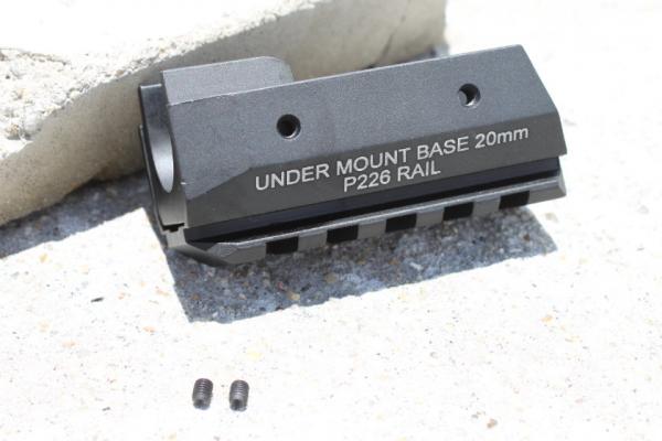 T Dirty Leopard Under Mount Base For Marui SIG Sauer P226 Rail